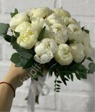 Букет невесты с пионами